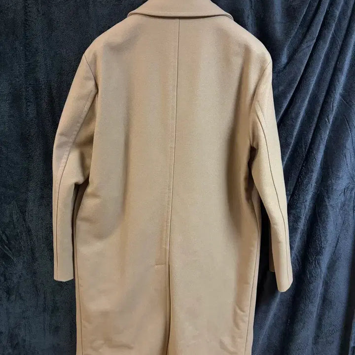 [BUNJANG] Emporio Armani Beige Virgin Wool Blend Single Long Coat IT 54 / 엠포리오 아르마니 베이지 롱코트 54