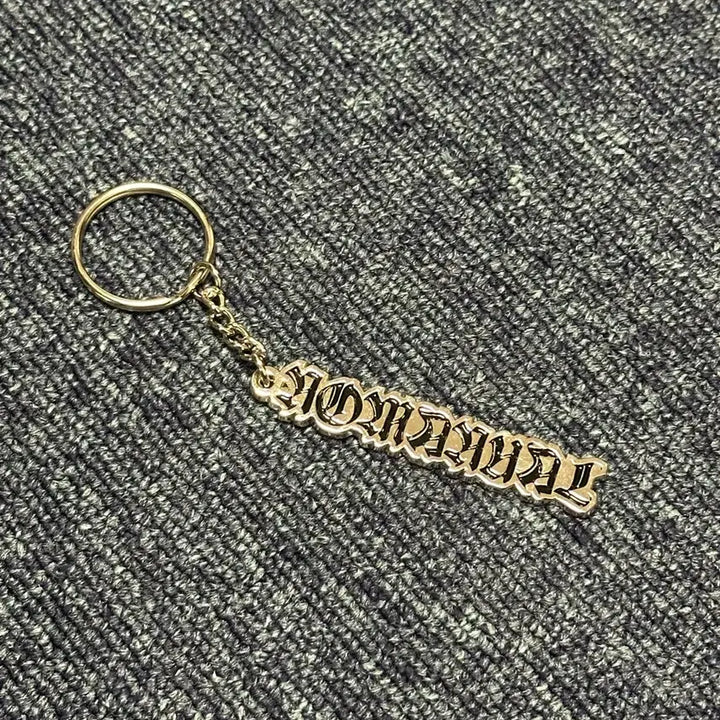 [BUNJANG] No Manual Logo Silver Chain Keyring / [새상품] 노매뉴얼 키링