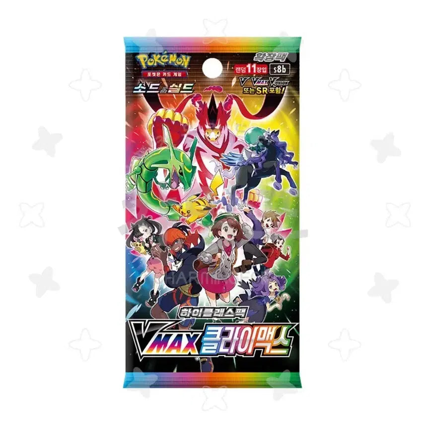 [BUNJANG] Pokemon VMAX Climax Card Pack Set (6 Packs) / 포켓몬 VMAX 클라이맥스 카드팩 6개