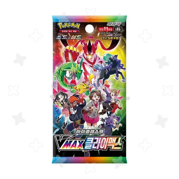 [BUNJANG] Pokemon VMAX Climax Card Pack Set (6 Packs) / 포켓몬 VMAX 클라이맥스 카드팩 6개