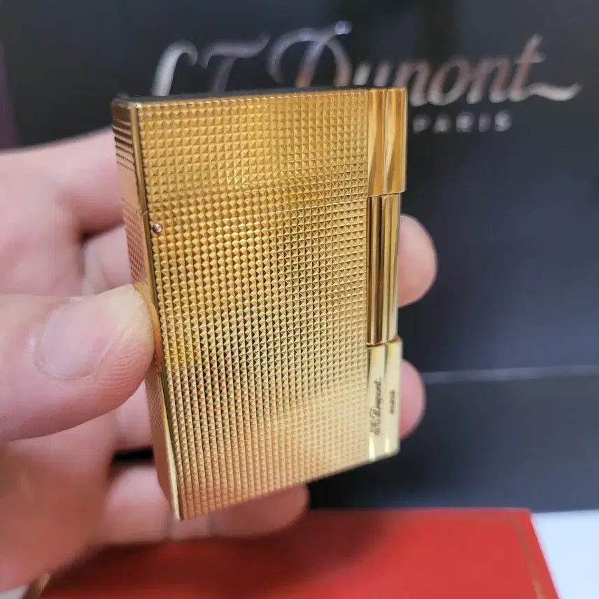 [BUNJANG] Dupont Line 2 Gatsby Gold Lighter / [풀세트] 듀퐁라이터 라인2 ca18260 개츠비 금장 듀퐁 라이타