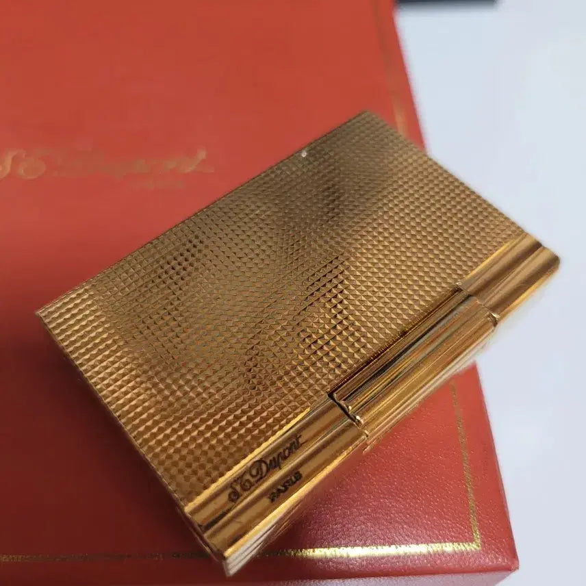 [BUNJANG] Dupont Line 2 Gatsby Gold Lighter / [풀세트] 듀퐁라이터 라인2 ca18260 개츠비 금장 듀퐁 라이타