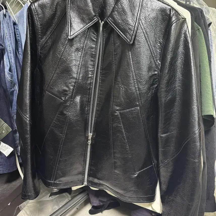 [BUNJANG] Sefr Faux Leather Jacket M / Sefr 페이크레더자켓 m