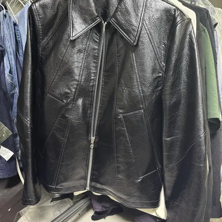[BUNJANG] Sefr Faux Leather Jacket M / Sefr 페이크레더자켓 m