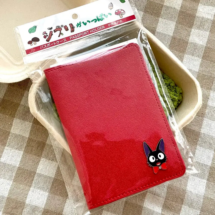 [BUNJANG] Ghibli Kiki Red Passport Case / (지브리 정품) 지지 키키 레드 여권케이스