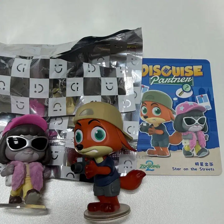 [BUNJANG] Miniso Zootopia Disguise Partner Figure Gacha / 미니소 주토피아 디스가이스 변장 파트너 피규어 가챠