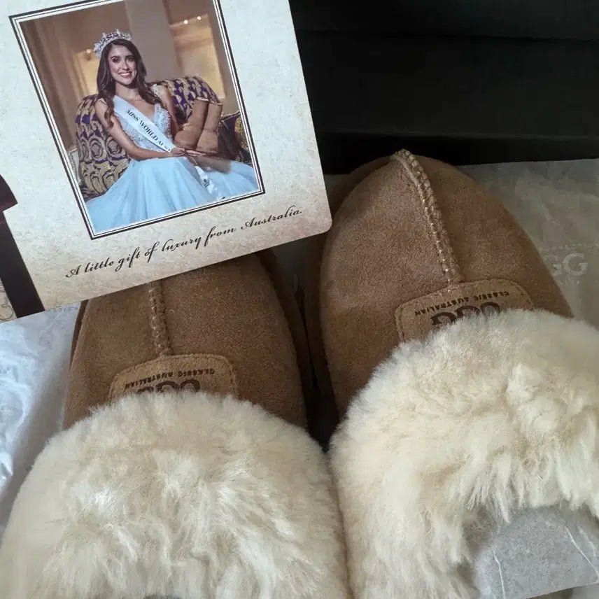 [BUNJANG] UGG Coquette Sheepskin Slipper Chestnut Size 38 / 새상품 UGG 오즈웨어 코케트 어그 슬리퍼