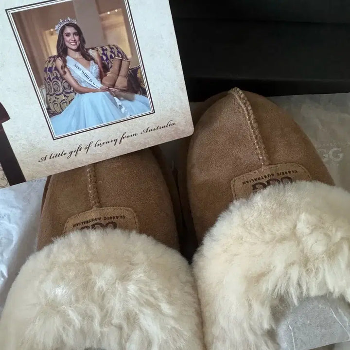 [BUNJANG] UGG Coquette Sheepskin Slipper Chestnut Size 38 / 새상품 UGG 오즈웨어 코케트 어그 슬리퍼