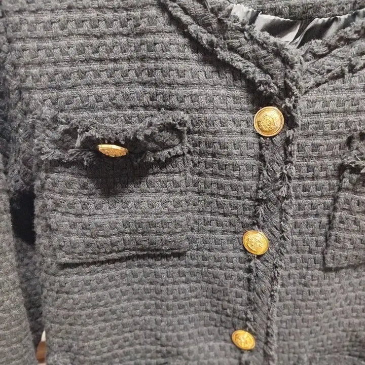 [BUNJANG] Gold Button Tweed Jacket / 금색단추 트위드 자켓