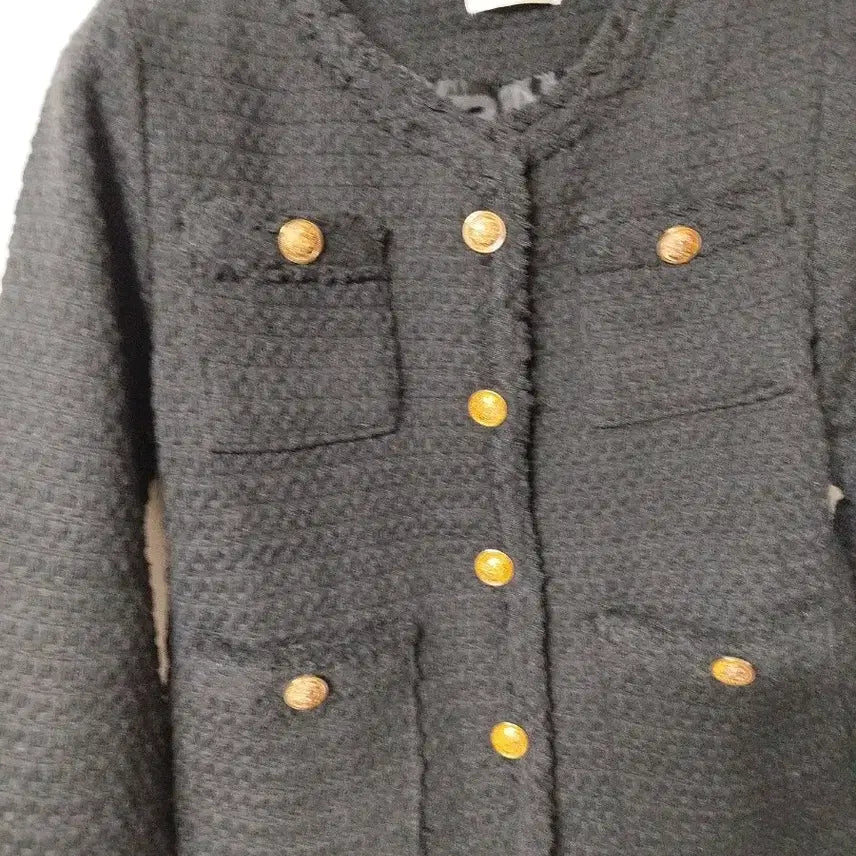 [BUNJANG] Gold Button Tweed Jacket / 금색단추 트위드 자켓