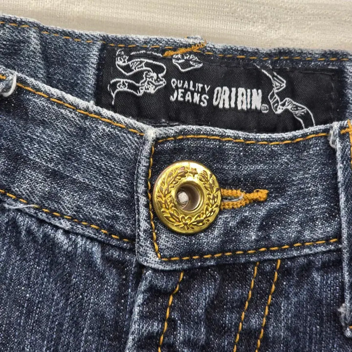 [BUNJANG] Y2K Studded Denim Half Pants / Y2K 스터드 데님 하프팬츠 [A40306]