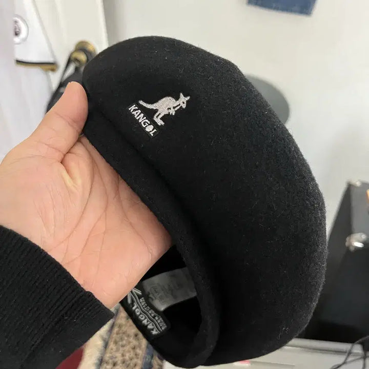 [BUNJANG] Kangol Black Hunting Cap / 캉골 블랙 헌팅캡