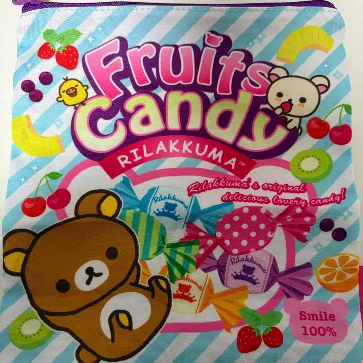 [BUNJANG] Rilakkuma Korilakkuma Fruit Candy Gacha Pouch / 리락쿠마 코리락쿠마 후르트 캔디 가챠 파우치