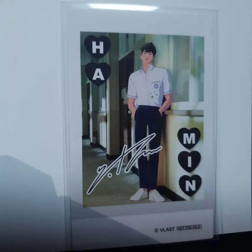 [BUNJANG] PLAVE Animate Cafe Min Min Checky Photocard / 플레이브 애니메이트 카페 특전 하민 체키풍 포카