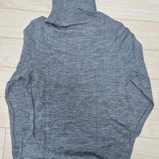 [BUNJANG] Lacoste Grey Wool 100% Turtleneck Sweater - Size 34 / (34)라코스테 그레이 목폴라(울 100%)