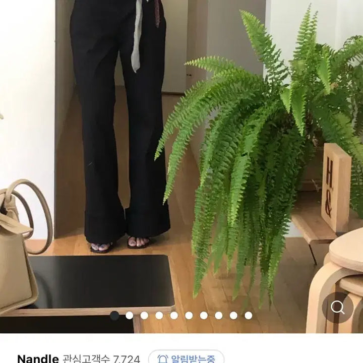 [BUNJANG] Nandle Second Turnup Pants (Black, M) / Nandle Our second turnup pants(블랙M)