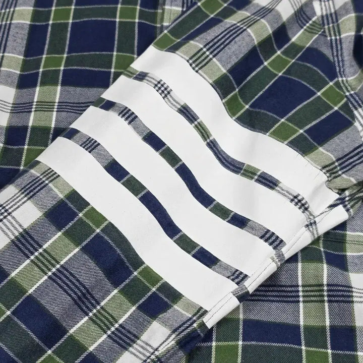 [SOLD OUT] 톰브라운 4바 플란넬 체크셔츠
