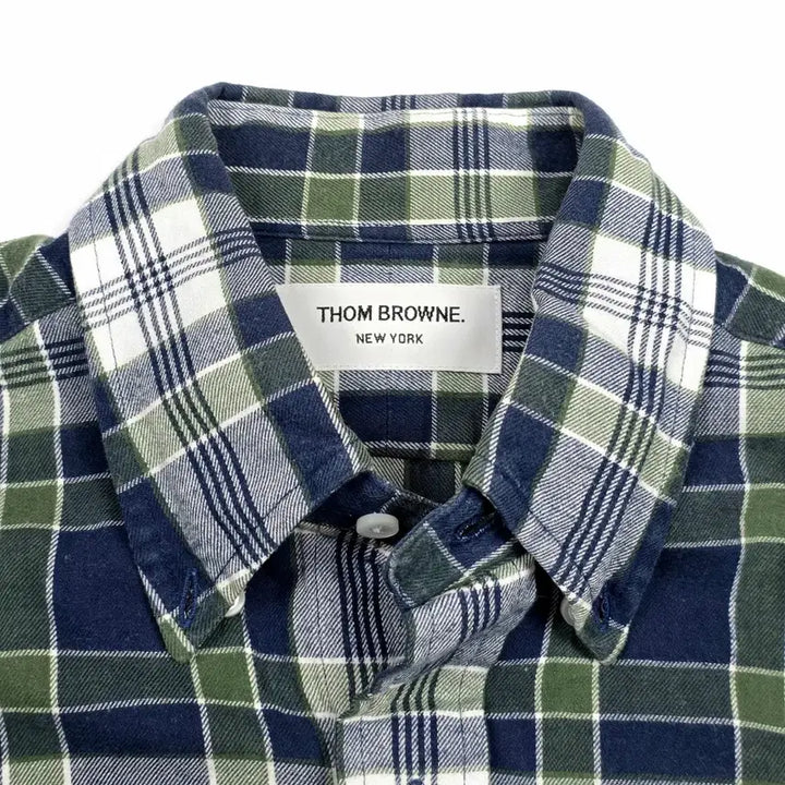 [SOLD OUT] 톰브라운 4바 플란넬 체크셔츠