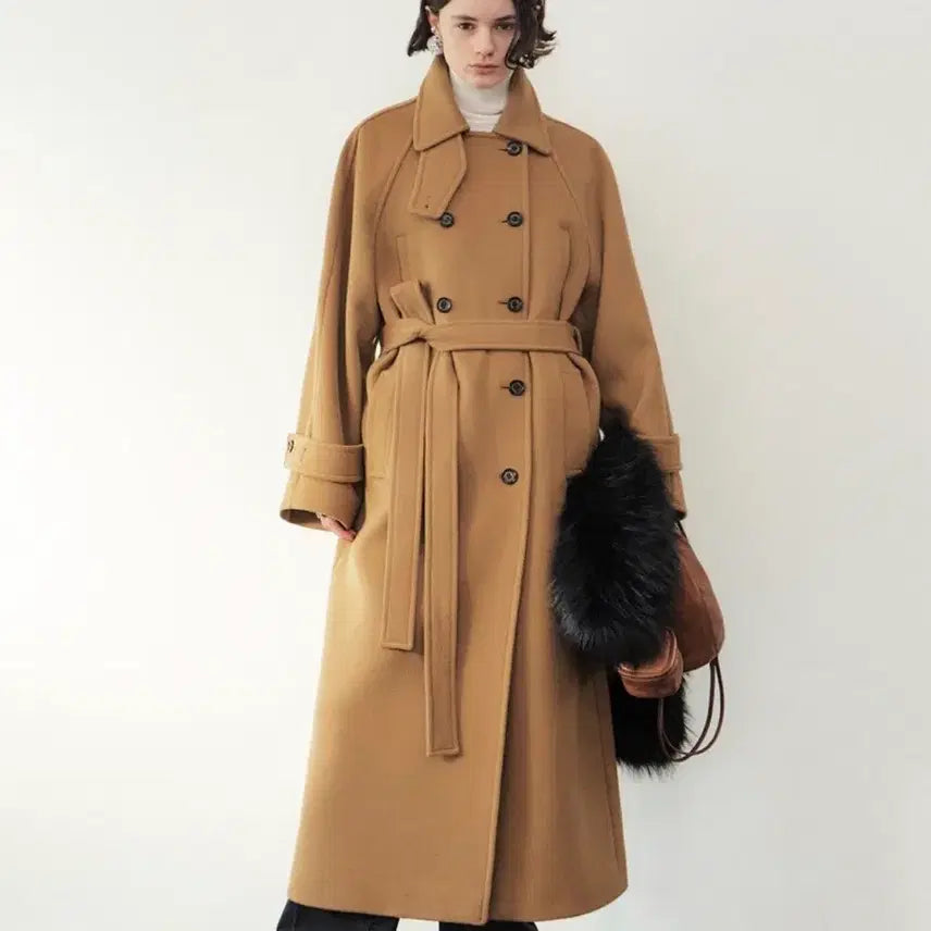 [BUNJANG] Gabrieli Camel Wool Blend Coat / 가브리엘리 코트