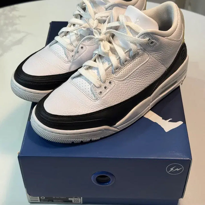 [BUNJANG] Air Jordan 3 x Fragment Retro SP White Black / [260] 조던 3 x 프라그먼트 레트로 SP 화이트 블랙