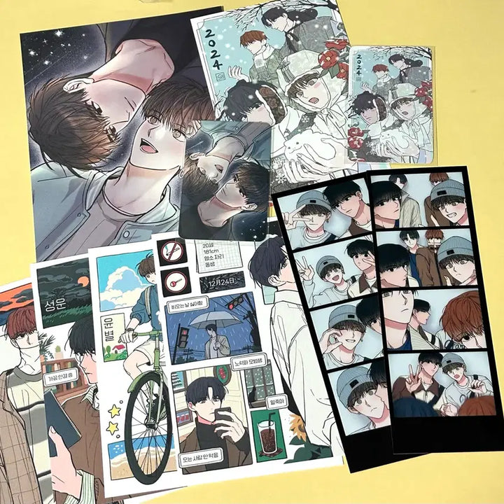 [SOLD OUT] 별과 별 사이 혜성과 태양 사이 엽서 포카 일괄