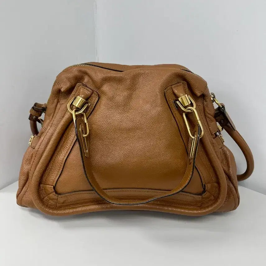 [BUNJANG] Chloe Marcie Brown Leather Tote Bag / [정품]끌로에 파라티 브라운 레더 토트백
