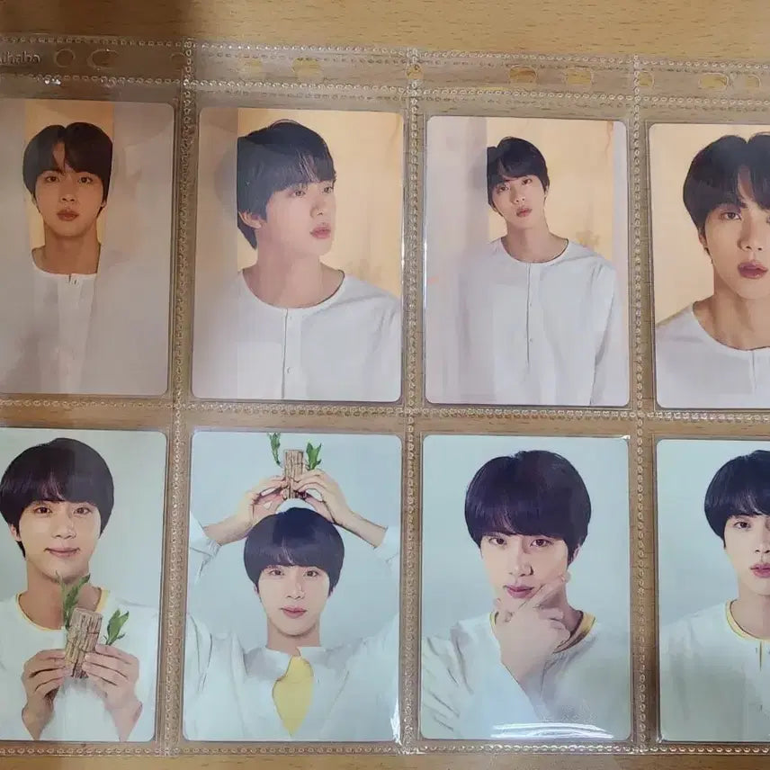 [BUNJANG] BTS Jin Love Yourself Mini Photocard Bundle Set / 방탄 진 럽셀 미니포카 드볼 8장