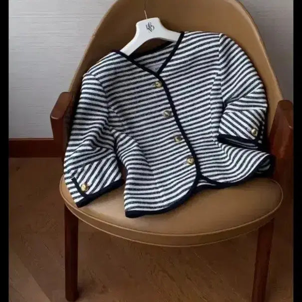 [BUNJANG] Bron Stripe Puff Jacket / 브론 스트라이프 퍼프자켓(새상품)가격내림x
