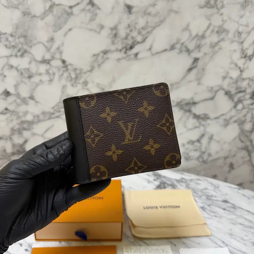 [BUNJANG] Louis Vuitton Monogram Macassar Multiple Wallet / [ OS ] 루이비통 모노그램 마카사르 멀티플 월릿 반지갑