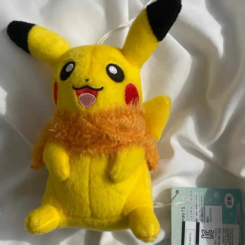[BUNJANG] Pokemon Pikachu Winter Scarf Plush Doll / 포켓몬스터 포켓몬 피카츄 목도리 인형 누이