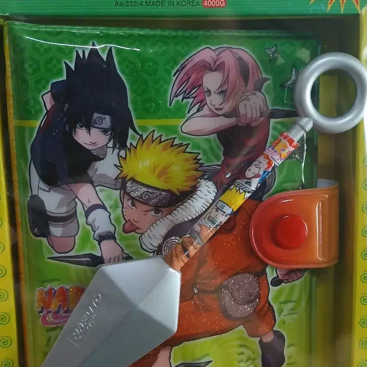 [BUNJANG] Vintage 2002 Naruto 6-Hole Diary Full Set / (고전문구) 풀박 2002년 나루토 6공다이어리