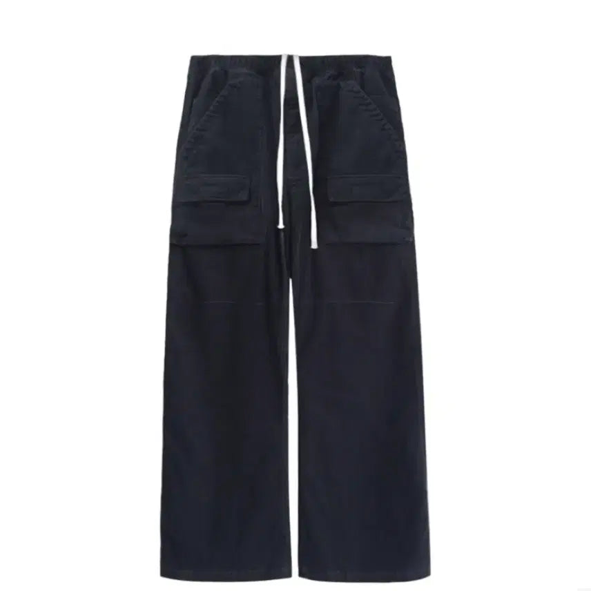 [BUNJANG] Polytru Heavy Front Cargo Pajama Ink Black / 4) 폴리테루 헤비 프론트 카고 파자마 잉크 블랙