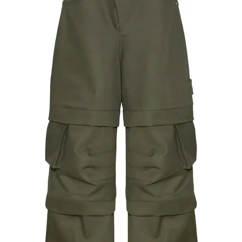 [BUNJANG] KAMIEN Titan Cargo Pants Khaki / 2 3 카미엔 타이탄 배기 팬츠 카키