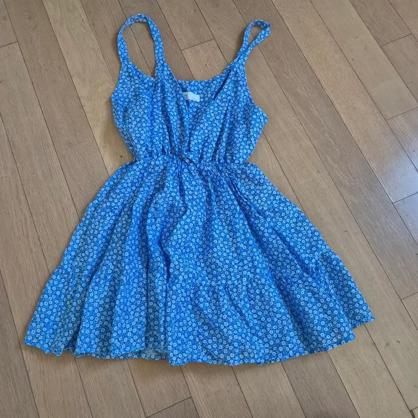 [BUNJANG] Floral Print Bustier Top - Free Size / [새상품]뷔스티에 프리사이즈