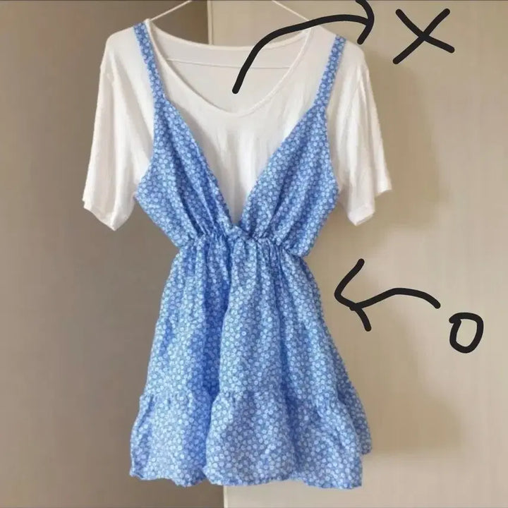 [BUNJANG] Floral Print Bustier Top - Free Size / [새상품]뷔스티에 프리사이즈