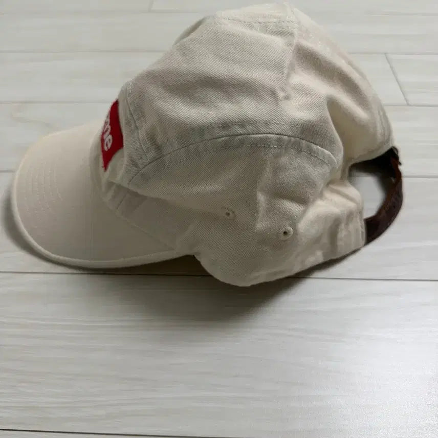 [SOLD OUT] 슈프림 워시드 치노 캠프캡 내추럴