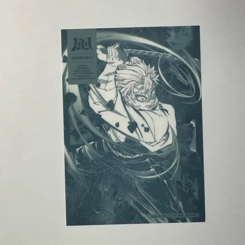 [BUNJANG] Demon Slayer: Mugen Train Visual Art Sticker Sanemi / 귀멸의칼날 무한성 비주얼 아트 스티커 사네미