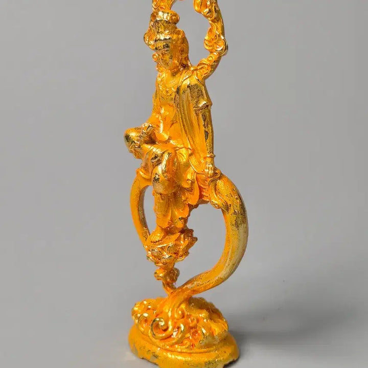 [BUNJANG] Gilt Bronze Maitreya Buddha Statue / 금동 유희좌 보살 좌상 불상