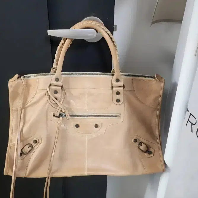 [BUNJANG] Motorbag Leather Shoulder Bag / 모터백