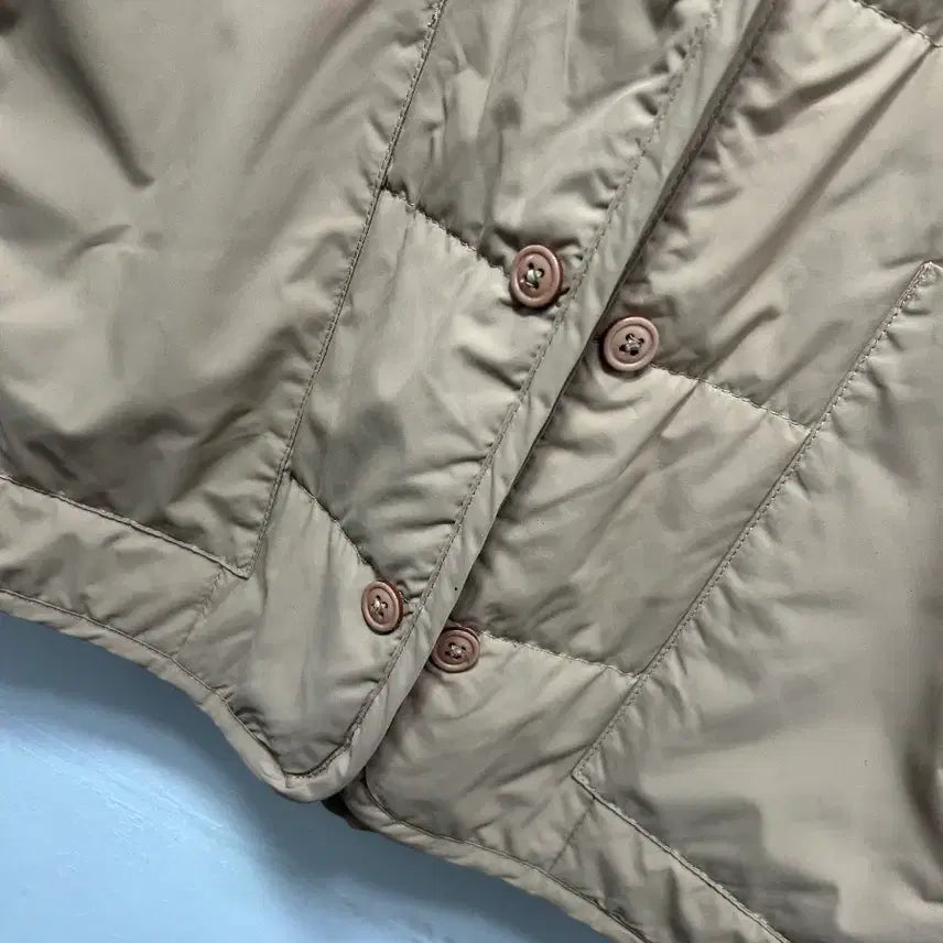 [BUNJANG] Tommy Hilfiger Brown Quilted Vest M / 타미힐피거 브라운 패딩 누빔조끼 M
