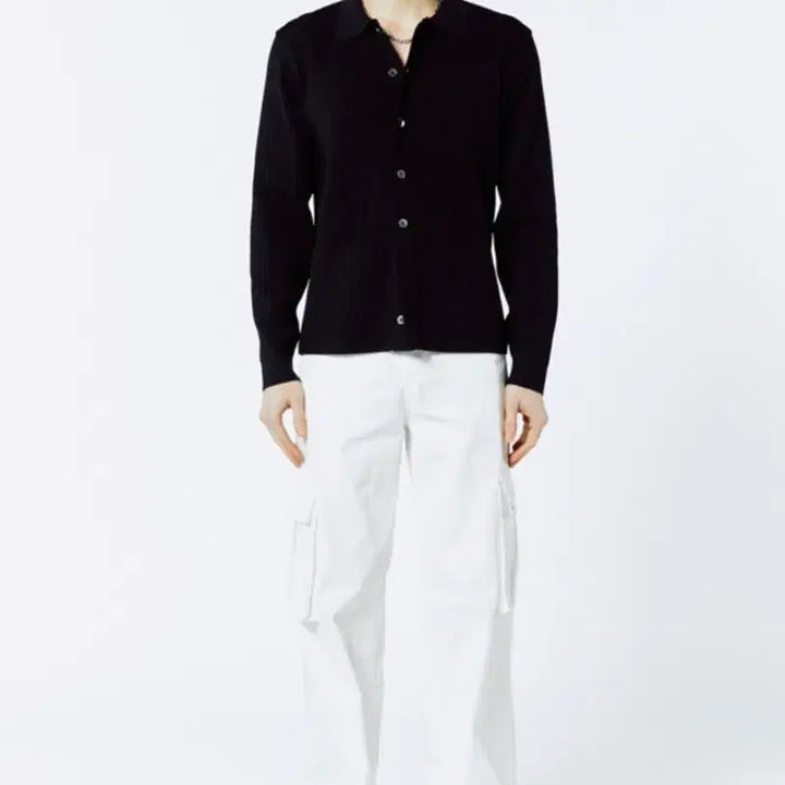 [BUNJANG] SAVAGE White Cargo Pants L / 세비지 화이트 카고 팬츠 L