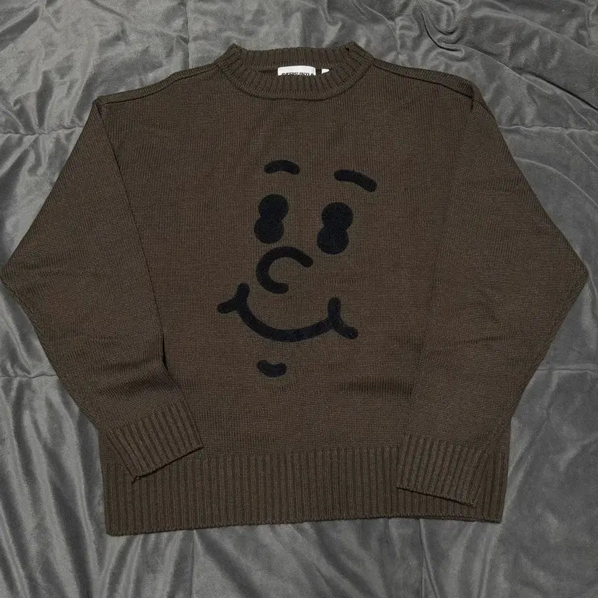 [BUNJANG] Stereo Vinyls Brown Knit M / [M] 스테레오바이널즈 브라운 니트