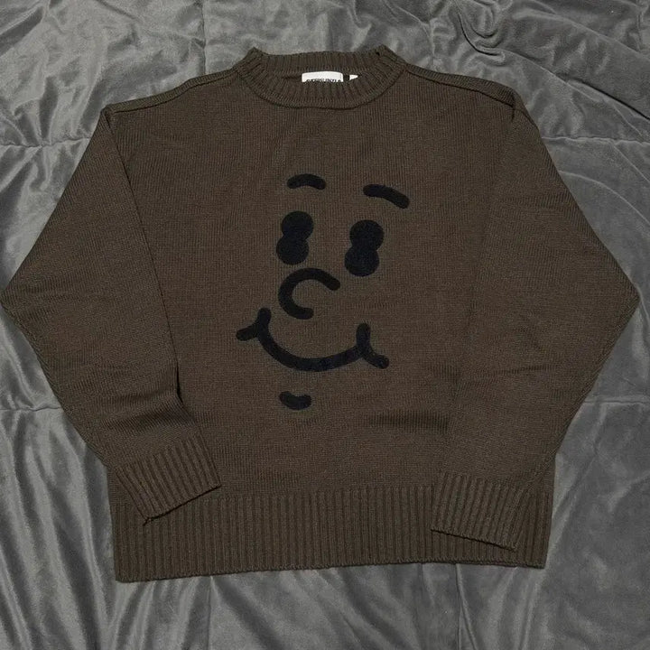 [BUNJANG] Stereo Vinyls Brown Knit M / [M] 스테레오바이널즈 브라운 니트