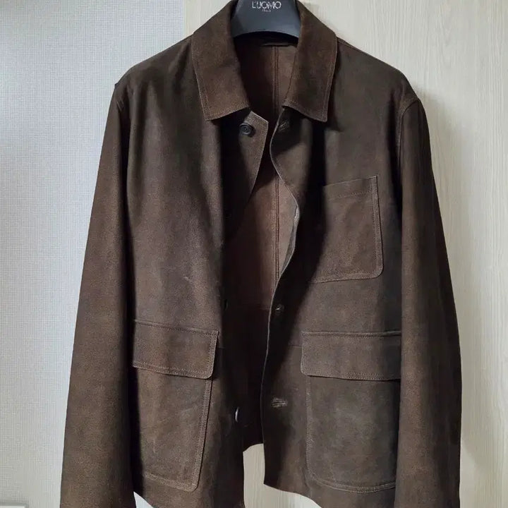 [BUNJANG] Massimo Dutti Goat Suede Jacket XL / 마시모두띠 고트 스웨이드자켓 xl