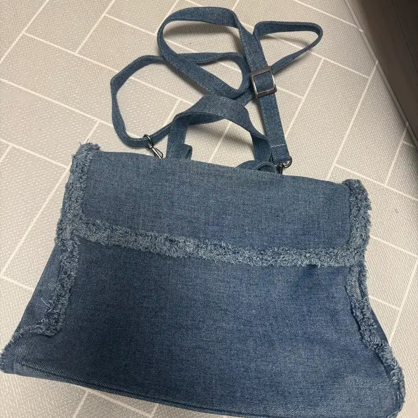 [BUNJANG] Kuani Blue Shoulder Bag / 콰니 가방