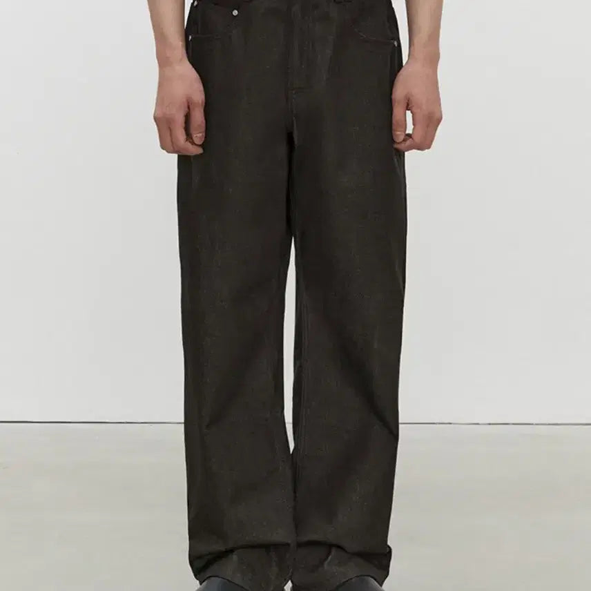 [BUNJANG] Brown Denim Pants / 갈색 데님팬츠