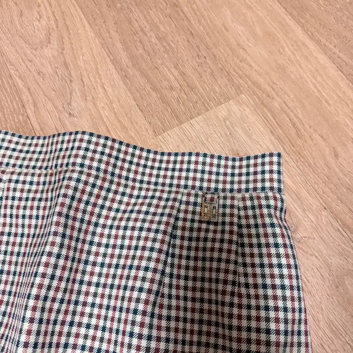 [BUNJANG] Daks Genuine Check Midi Skirt Size 26 / 닥스 정품 26사이즈 체크 치마
