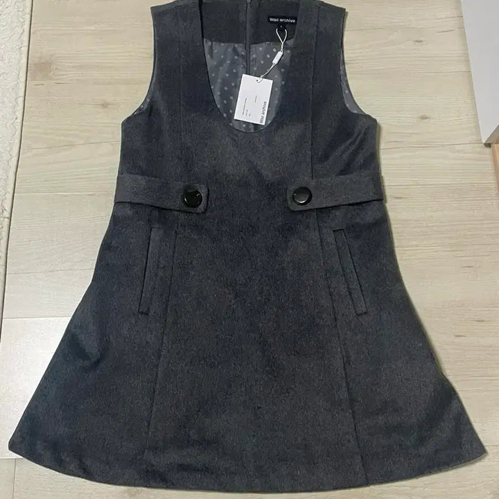 [BUNJANG] WSC Archive Wool Button Mini Dress / wsc 아카이브 울 버튼 미니 드레스 003