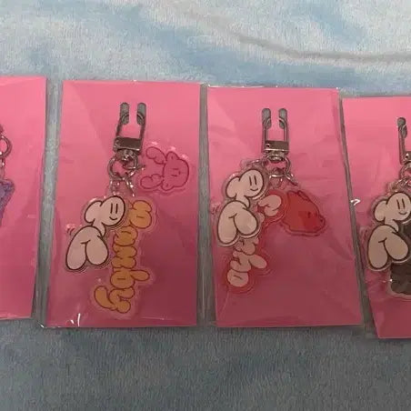 [BUNJANG] PLAVE Why Why Why Metal Heart Keychain Bundle Set / 플레이브 왜요왜요왜 삼왜 키링 메탈 하트 키링 일괄
