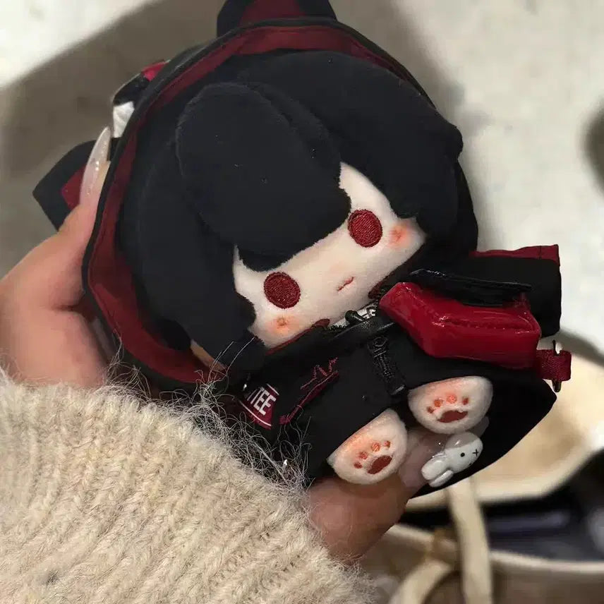 [SOLD OUT] 10cm, 15cm 블랙&amp;레드 고양이 후드티